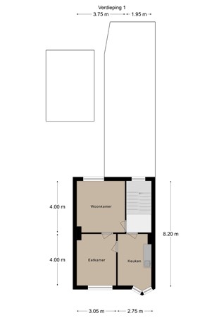 Floorplan - Drievogelstraat 83, 6466 GJ Kerkrade